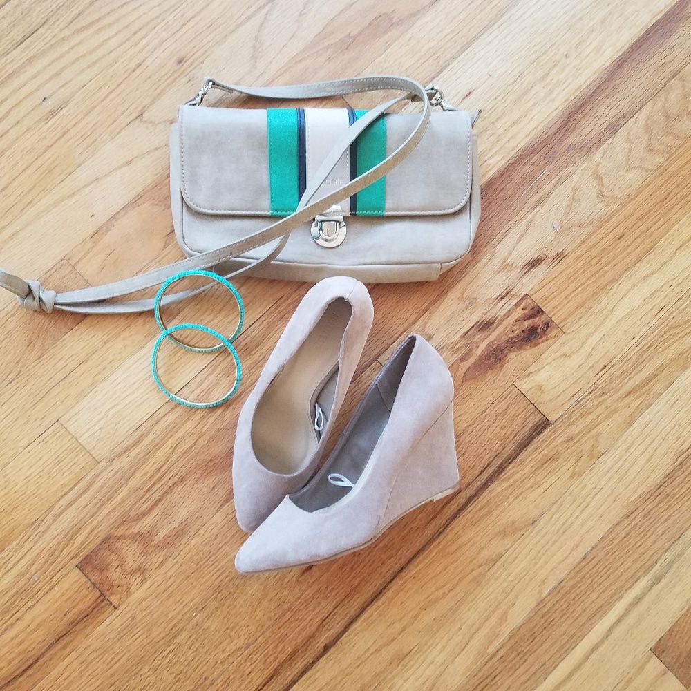 Forever 21 Tan Wedges Heels